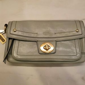 Coach Hampton Lindsay  Leather Clutch